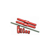 Wheels Manufacturing shock bushing press kit with workshop tool for 12mm and 1/2 size bushings removal and installation.