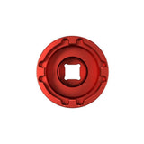 Wheels Manufacturing Bafang Inner M33 e-bike lockring tool for 1/2 drive socket, used for bike workshop maintenance and repair.