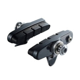Shimano Ultegra R55C4 R8000 cartridge brake shoes for alloy rim calipers, pair, bike component with brake pads and metal housing