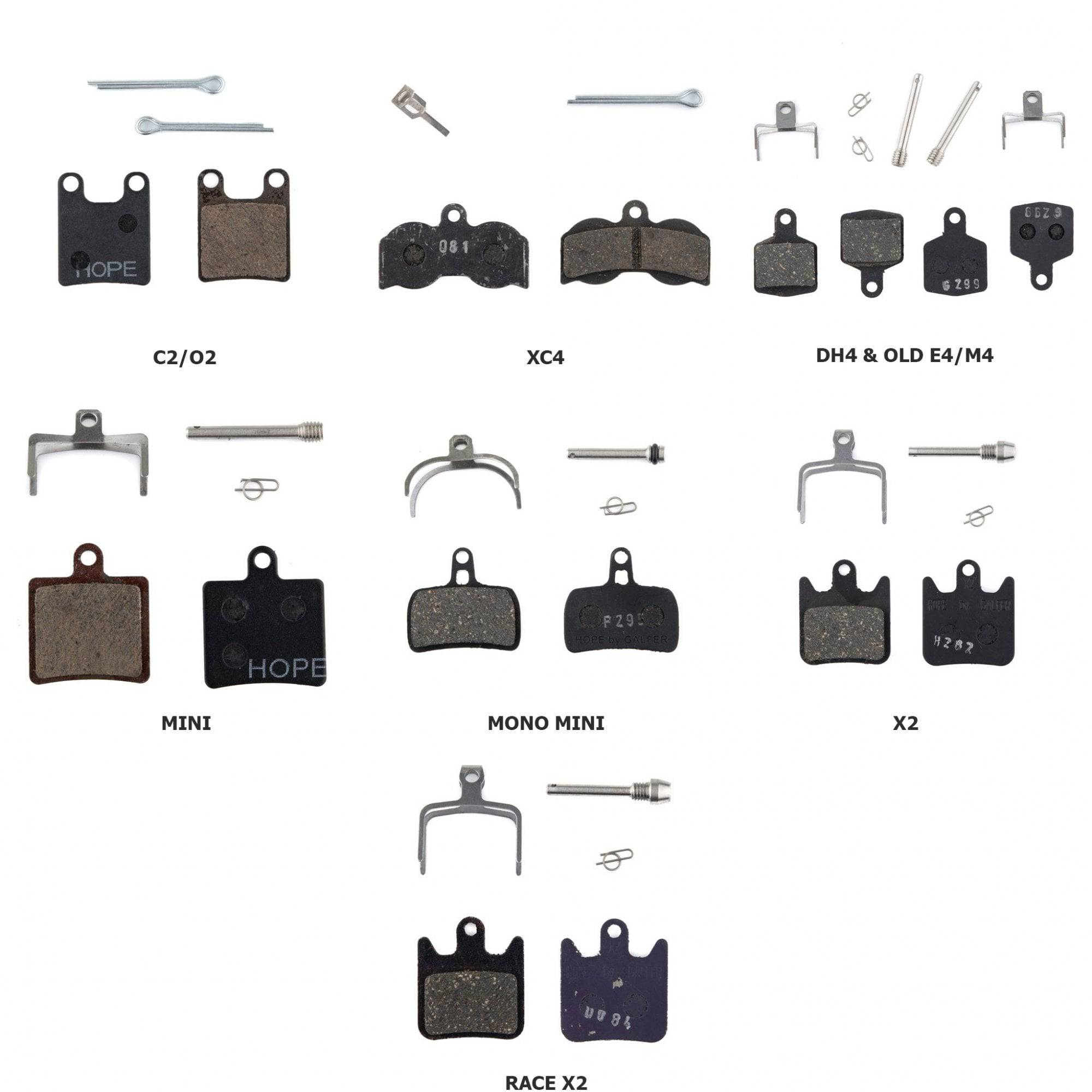 Hope Standard Compound Disc Pads