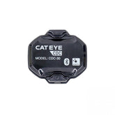 Cateye Magnetless Speed and Cadence Sensor Kit with Bluetooth and ANT+ connectivity, showing sensors and mounting accessories.