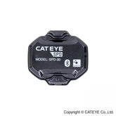 Cateye magnetless speed sensor with Bluetooth and ANT+ connectivity, waterproof IPX7, for cycling accessories.