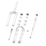Sram Damper Assembly Remote 10Mm 26 (2013+ Pushloc Oneloc Twistloc) Rl (Thread Pitch 1.0Mm) (Includes Right Side Internals)- 30 Gold A1+/Judy Gold A3+ (Non-Boost) Spares & Accesories