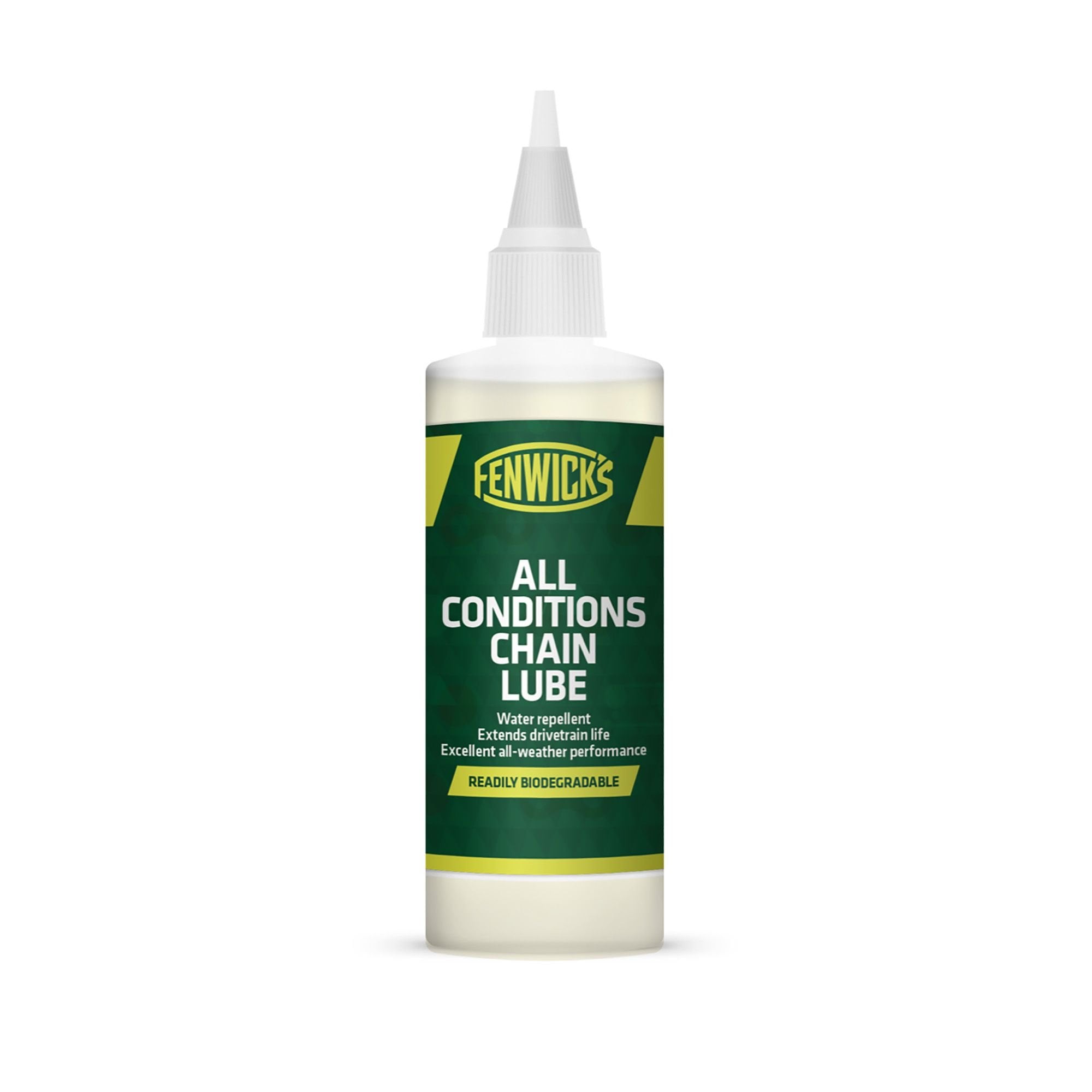 Fenwick's Workshop All Conditions Chain Lube 5L container, bulk chain lubricant for bikes and machinery.