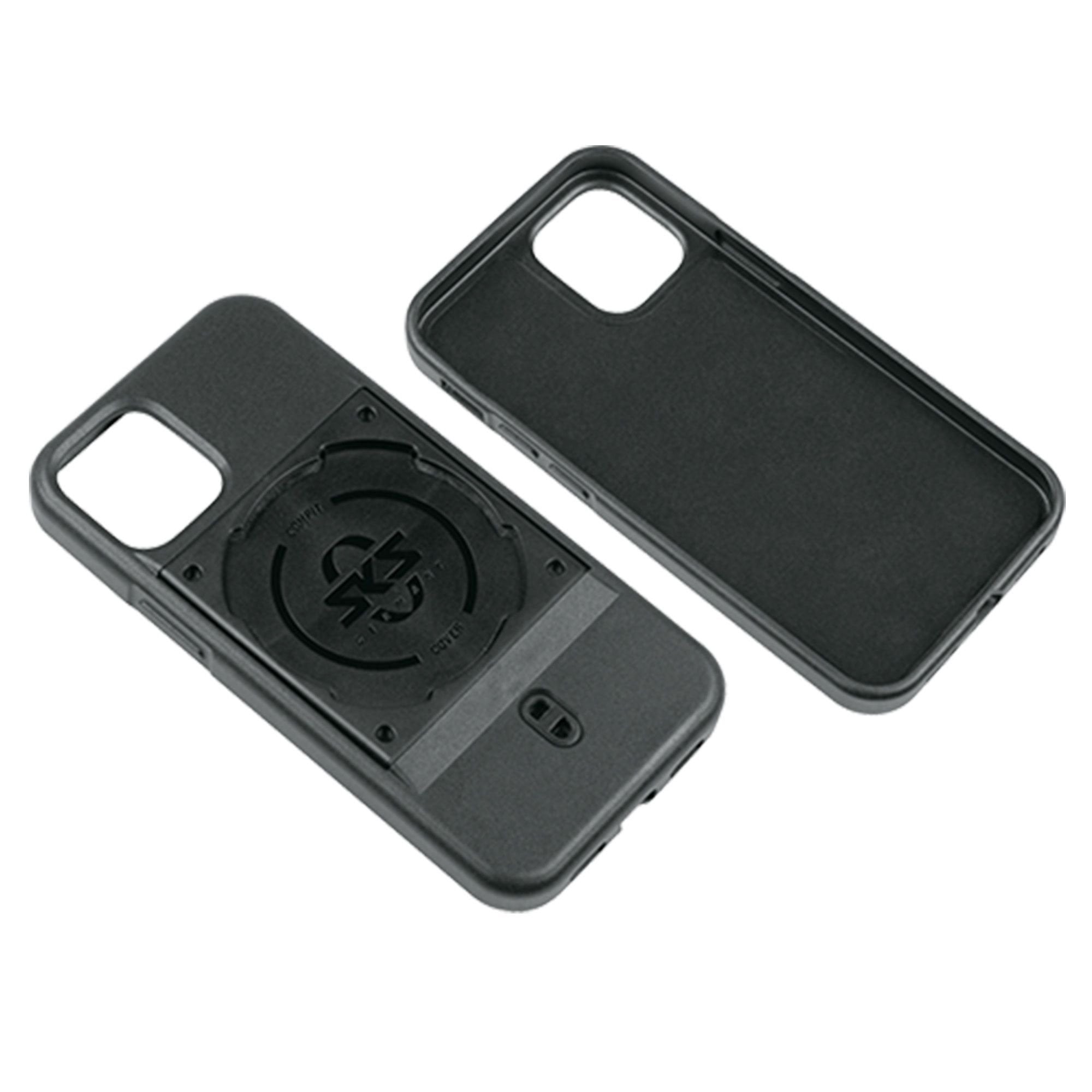 SKS Compit Cover for iPhone 12 Mini with secure mounting system, protective accessory for smartphone protection and stability.