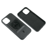 SKS Compit Cover for iPhone 12 Pro Max, compatible with COMPIT mounts, showing sleek protective accessory with mount attachment