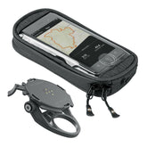 SKS Compit stem mount and waterproof smartphone holder set with universal smartbag, suitable for bike accessories and cycling navigation.