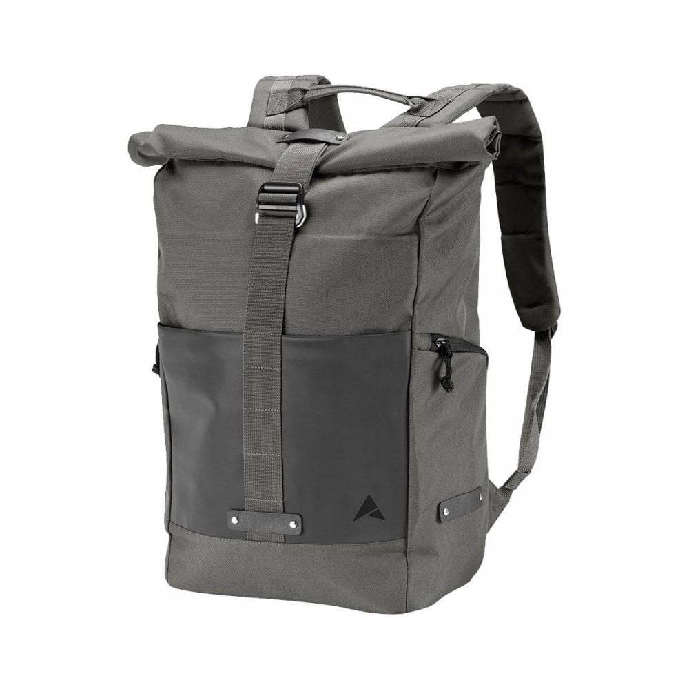 Altura Grid cycling backpack with laptop sleeve, water-resistant roll-top closure, black, outdoor accessories for commuters