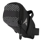 Altura Nightvision small saddle bag in black with reflective details and LED light loop, designed for bike accessories.