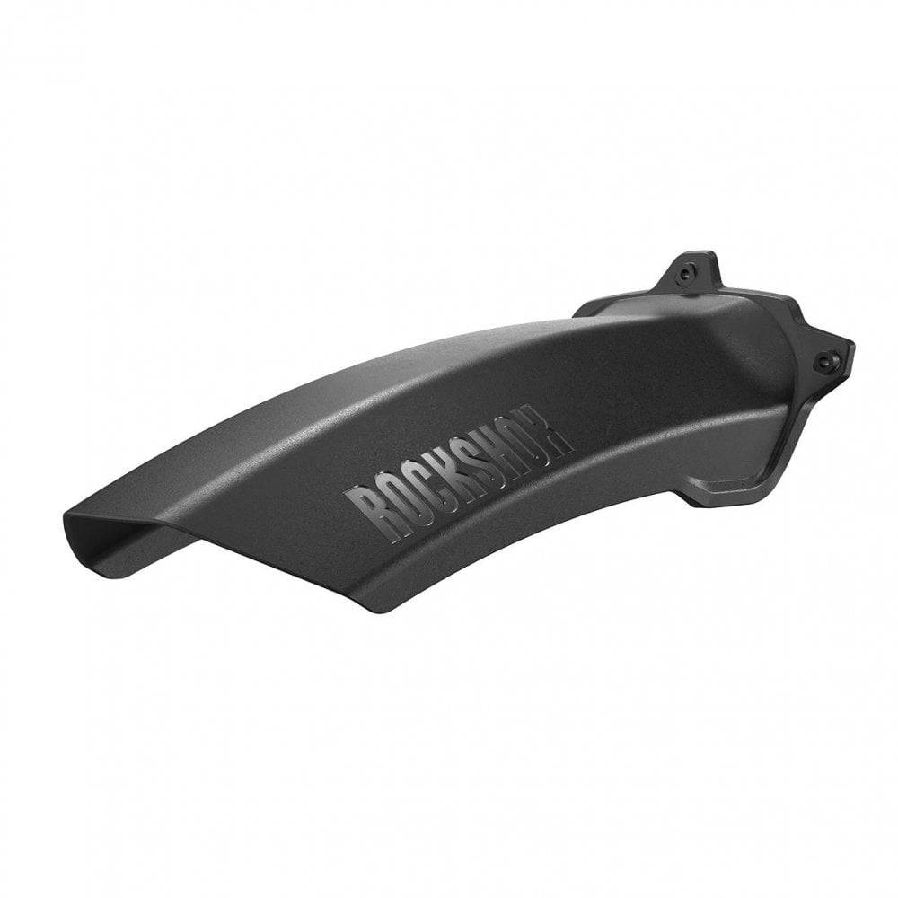 Black RockShox MTB short fender with 3-bolt mount for Lyrik, Pike, and Psylo forks, suitable for 2022-2024 mountain bikes.