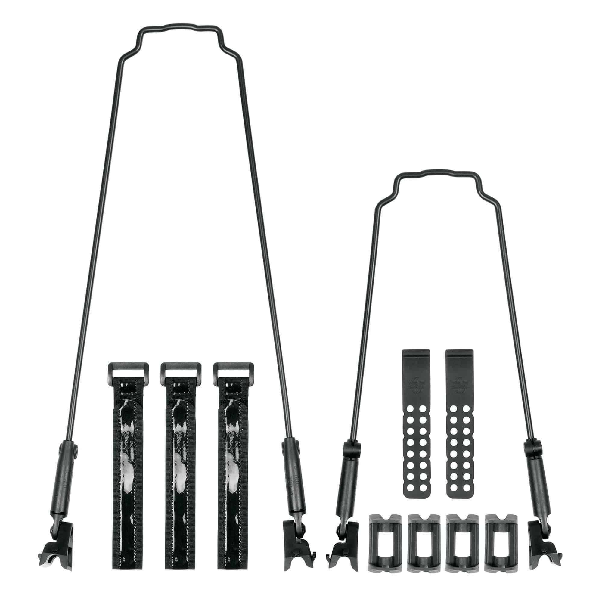 SKS Veloflexx 55 U-Stay Kit for mudguard mounting and splash protection, showing U-shaped stays and mounting hardware.
