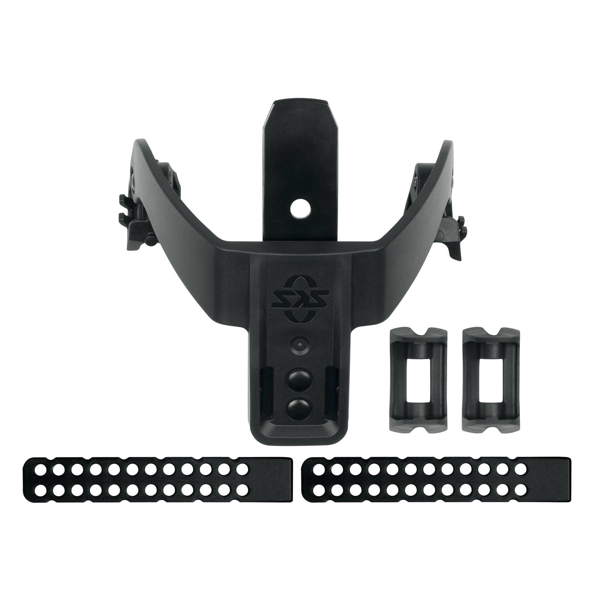 SKS Veloflexx bridge with bracket for mudguard support, featuring easy installation and durable accessories for bike protection.