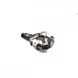 LOOK X-Track grey MTB pedals with clipless design and adjustable tension, durable mountain bike components for secure pedal engagement.