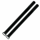 Pair of SKS Velcro straps for Speedrocker, Mudrocker, and Veloflexx bike accessories, shown in black with adjustable closures.