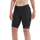 Women's Altura Esker Trail Shorts made of water-resistant fabric with zipped pocket for cycling and active outdoor activities.