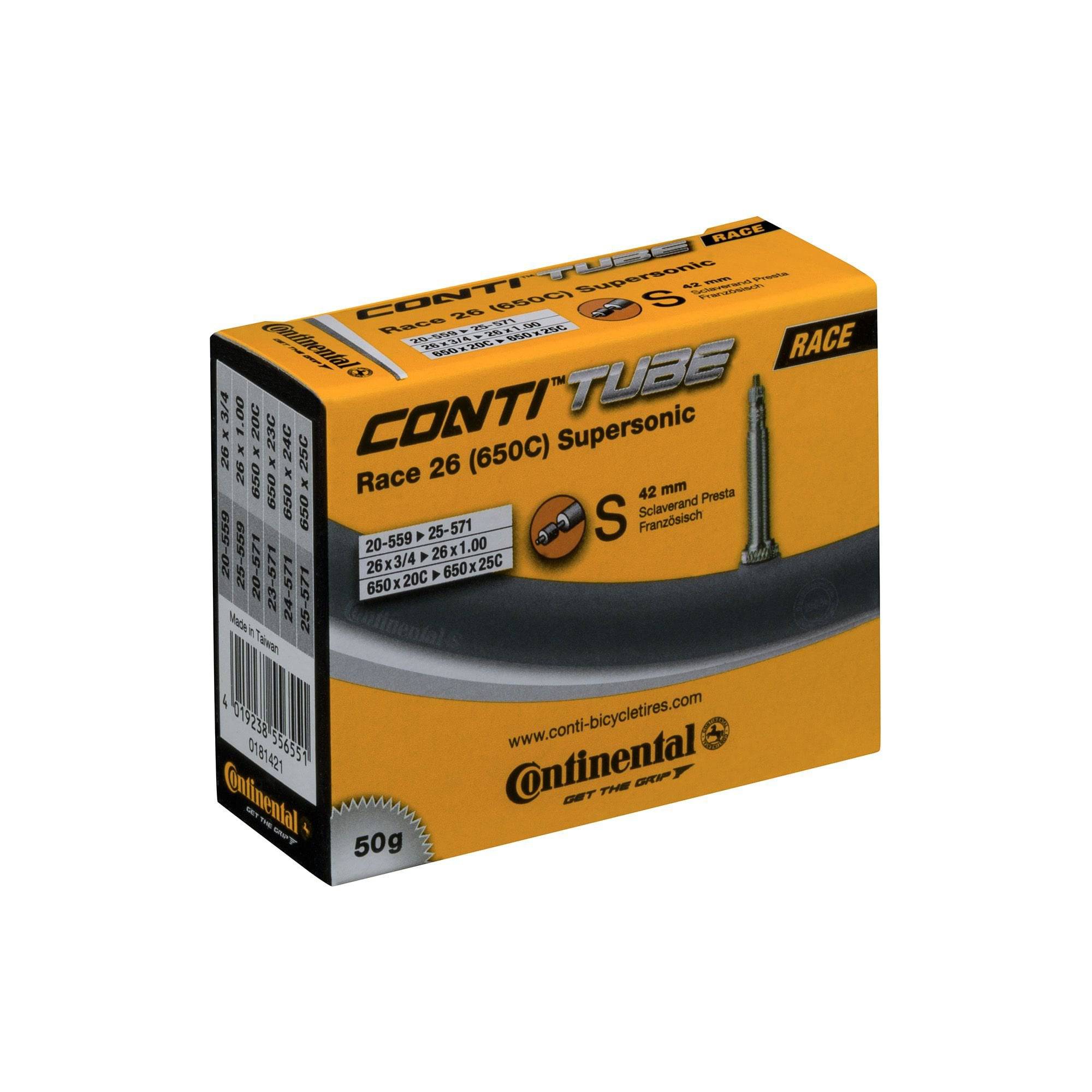 Continental Race Tube Supersonic - Presta 42Mm Valve Tube