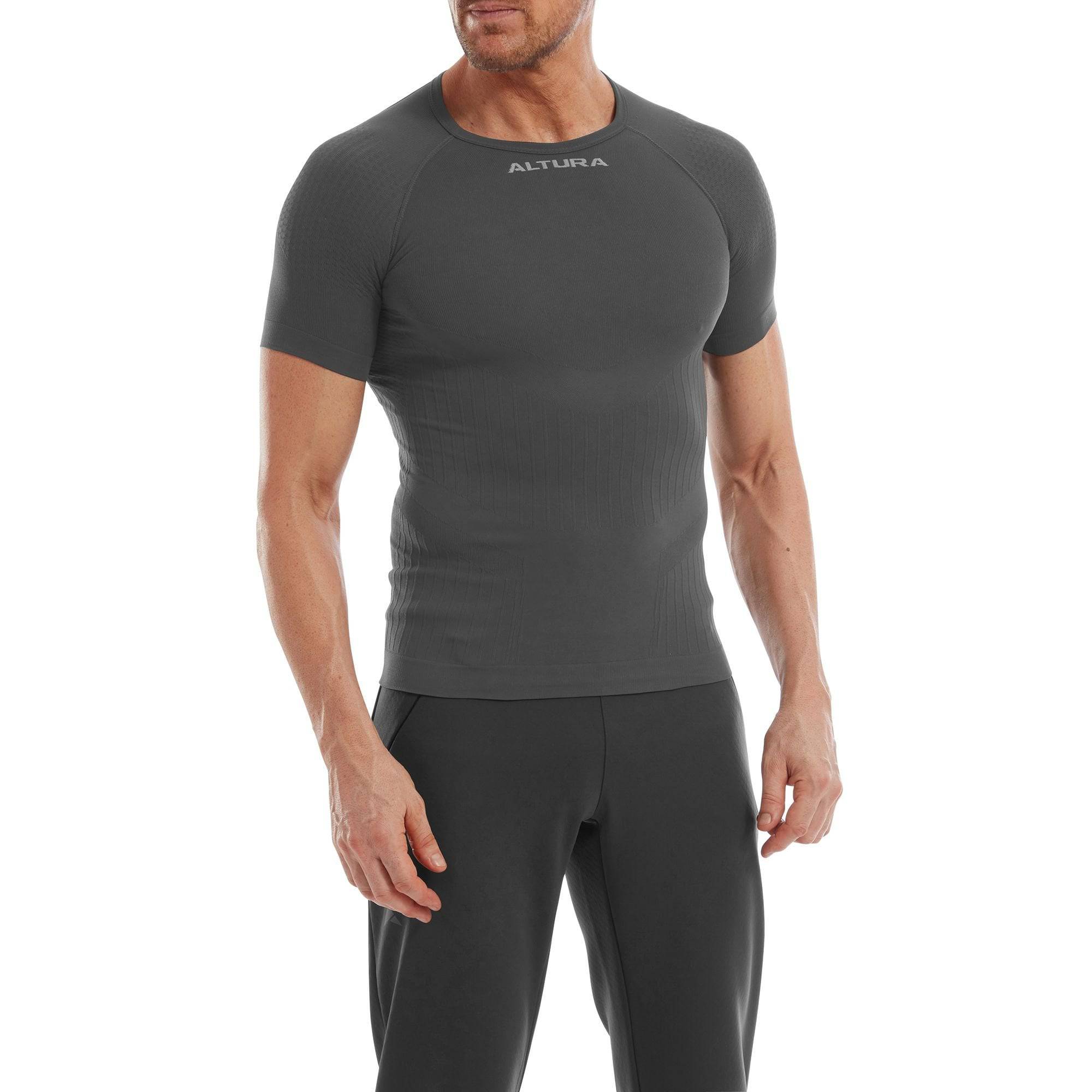 Altura Tempo seamless short sleeve baselayer for cycling and outdoor activities, lightweight and breathable clothing for active wear.