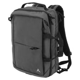 Altura Grid Travel Bag with laptop sleeve, convertible backpack and briefcase features, black accessories for travel and work.
