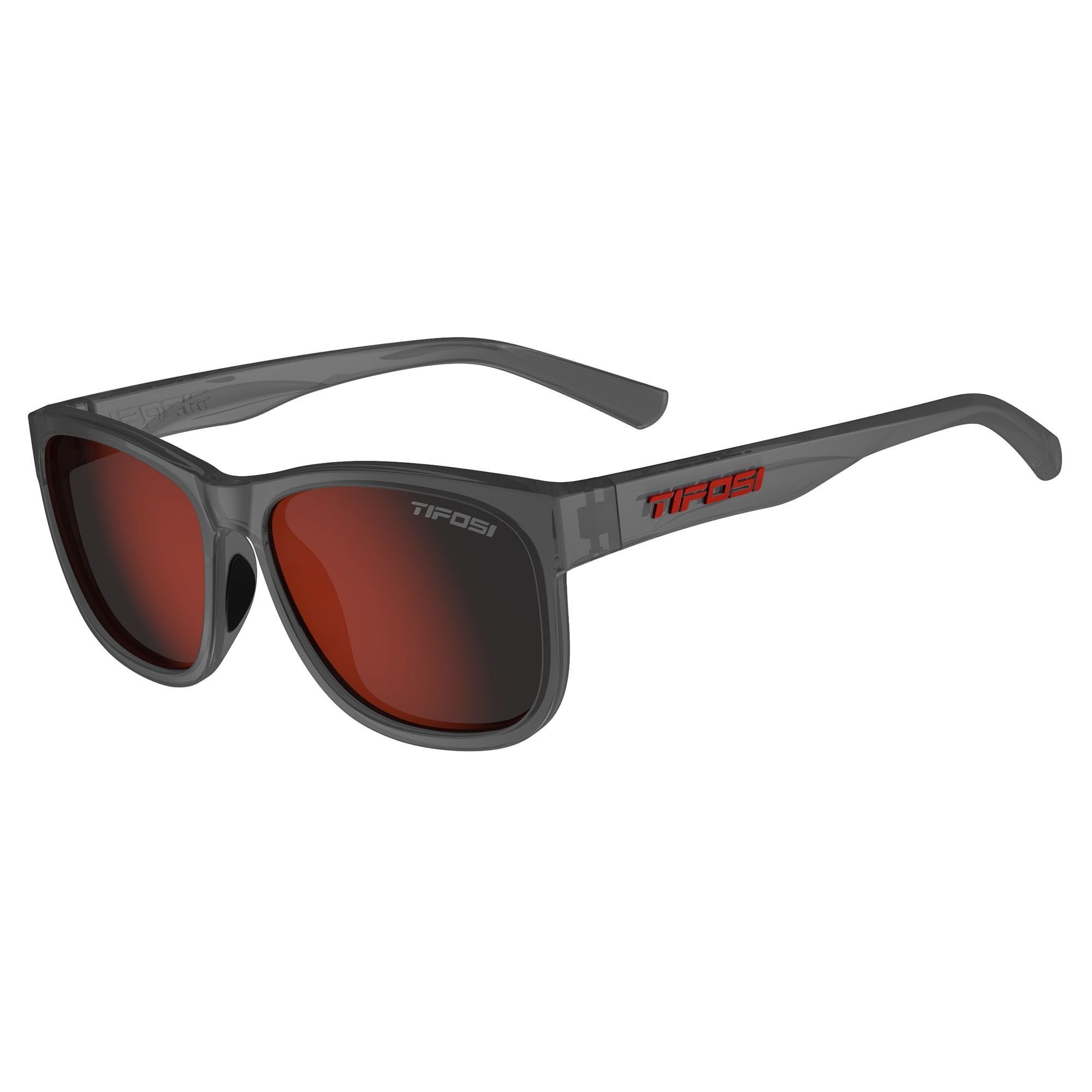 Tifosi Swank XL single lens sunglasses with lightweight frame, durable design, and UV protection, shown on a plain background.