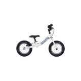 Ridgeback Scoot balance bike for kids, child's first bike, featuring a sleek design suitable for children 90-100cm tall.