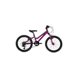 Ridgeback Harmony kids bike for ages 6-10 with lightweight aluminum frame, blue color, and training wheels on a paved path.