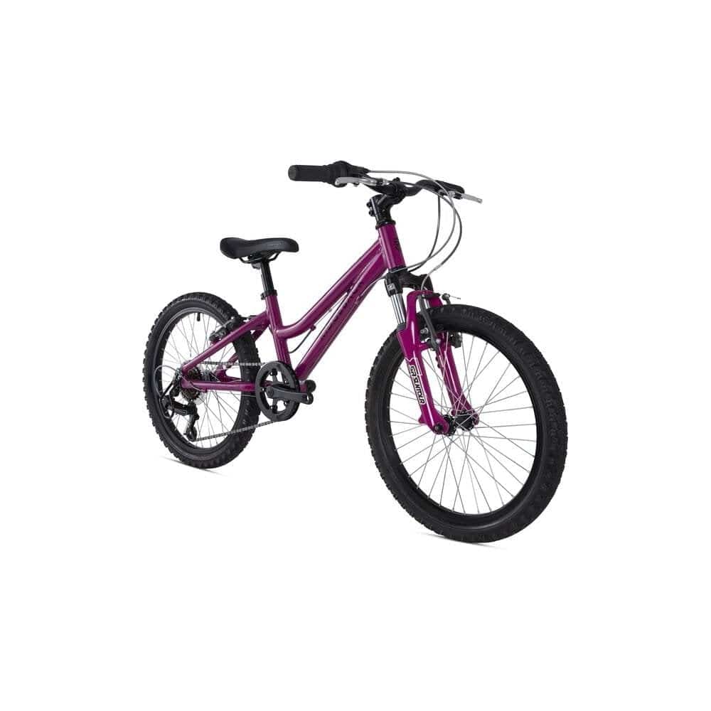 Ridgeback Harmony kids bike for ages 6-10 with lightweight aluminium frame, colorful design, and training wheels.