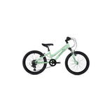 Ridgeback Harmony kids bike for ages 6-10 with lightweight aluminum frame, featuring colorful design and training wheels.