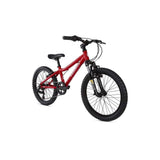 Ridgeback MX20 kids bike with Suntour fork, suitable for children aged 6-10, riders 120-140cm, in vibrant colors.