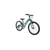 Ridgeback Destiny child's bike with lightweight aluminium frame, suitable for ages 9 to 13, featuring a sturdy design and colorful accents.