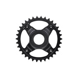 Shimano STEPS SM-CRE70-B 34T single chainring for 11/10/9-speed bikes with 55mm chainline, no chainguard, component part.
