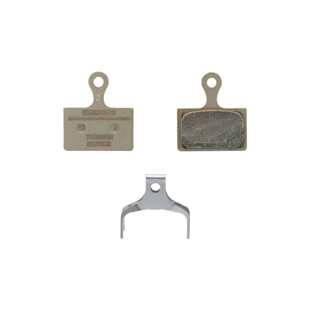 Shimano K05Ti-Rx Disc Pads And Spring Titanium Back Resin Disc Pads