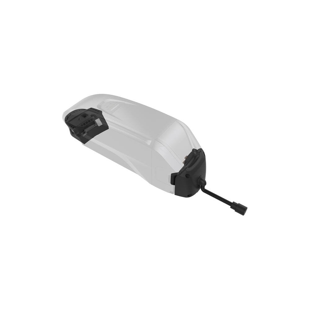 Shimano STEPS BM-EN600 battery mount with 250mm cable for e-bike, no key cylinder, durable bike component.