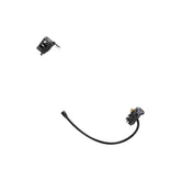 Shimano STEPS BM-EN800-B e-bike battery mount with key lock and 400mm cable, showcasing secure attachment and locking mechanism.
