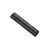 Shimano STEPS BT-EN805 504Wh black internal down tube e-bike battery, shown from side with branding and connection points