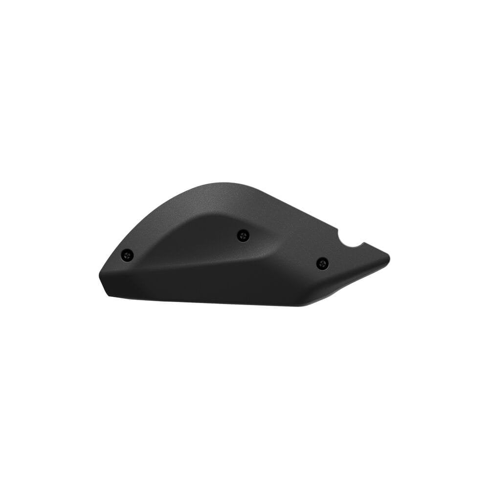 Shimano STEPS DC-EP801-A left drive unit cover for DU-EP801 e-bike, made of durable plastic, designed to protect the motor component.