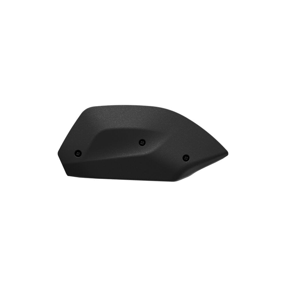 Shimano STEPS DC-EP801-B left drive unit cover for DU-EP801 e-bike, black plastic component replacement part.