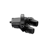 Shimano Deore XT SW-M8150-R Di2 right hand shift switch clamp band and E-tube for electric bike components.