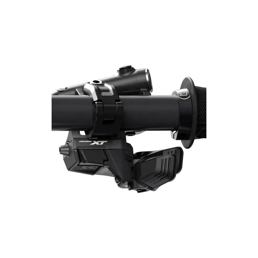 Shimano Deore XT SW-M8150-R Di2 right hand E-tube shift switch for I-Spec EV direct mount bicycle components.