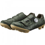 Shimano RX6 gravel cycling shoes with BOA L6 dial and carbon sole, designed for durability and performance on rough terrains.