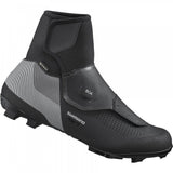 Shimano MW7 GORE-TEX MTB shoes with BOA L6 closure and reflective details, designed for mountain biking footwear.
