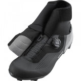 Shimano MW7 GORE-TEX MTB shoes with BOA L6 closure and reflective details, designed for mountain biking durability and comfort.