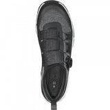 Shimano EX7 black MTB shoes with BOA L6 dial and ULTREAD EX outsole, designed for cycling and mountain biking.