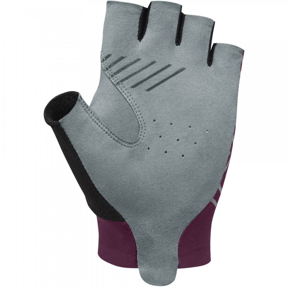 Shimano men's cycling gloves with breathable fabric, reflective pattern, and sustainable materials, designed for comfort and safety