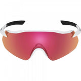 Shimano Equinox cycling glasses with interchangeable UV400 lenses and sleek sports eyewear design.