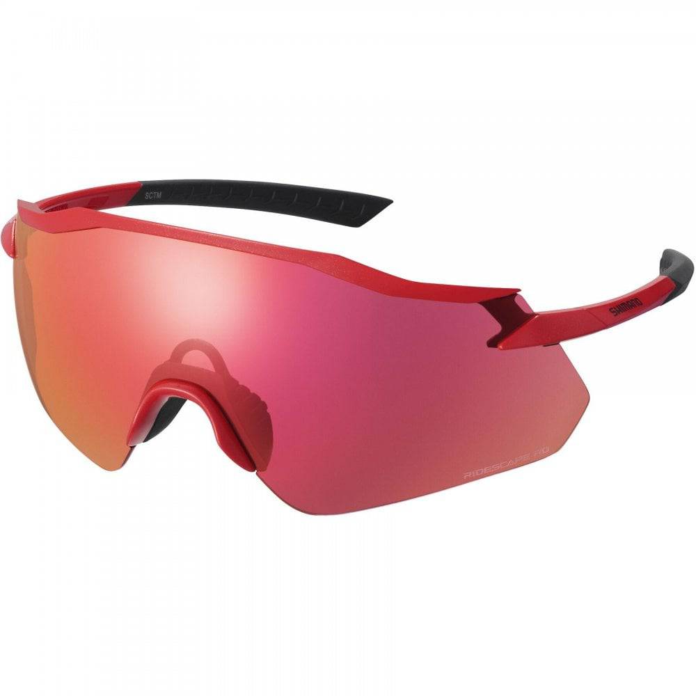 Shimano Equinox cycling glasses with interchangeable UV400 lenses, lightweight eyewear for outdoor riding and sun protection.
