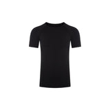 Madison Roam Isoler Mesh Short Sleeve Baselayer shirt showing seamless, moisture-wicking fabric in black for active layering.