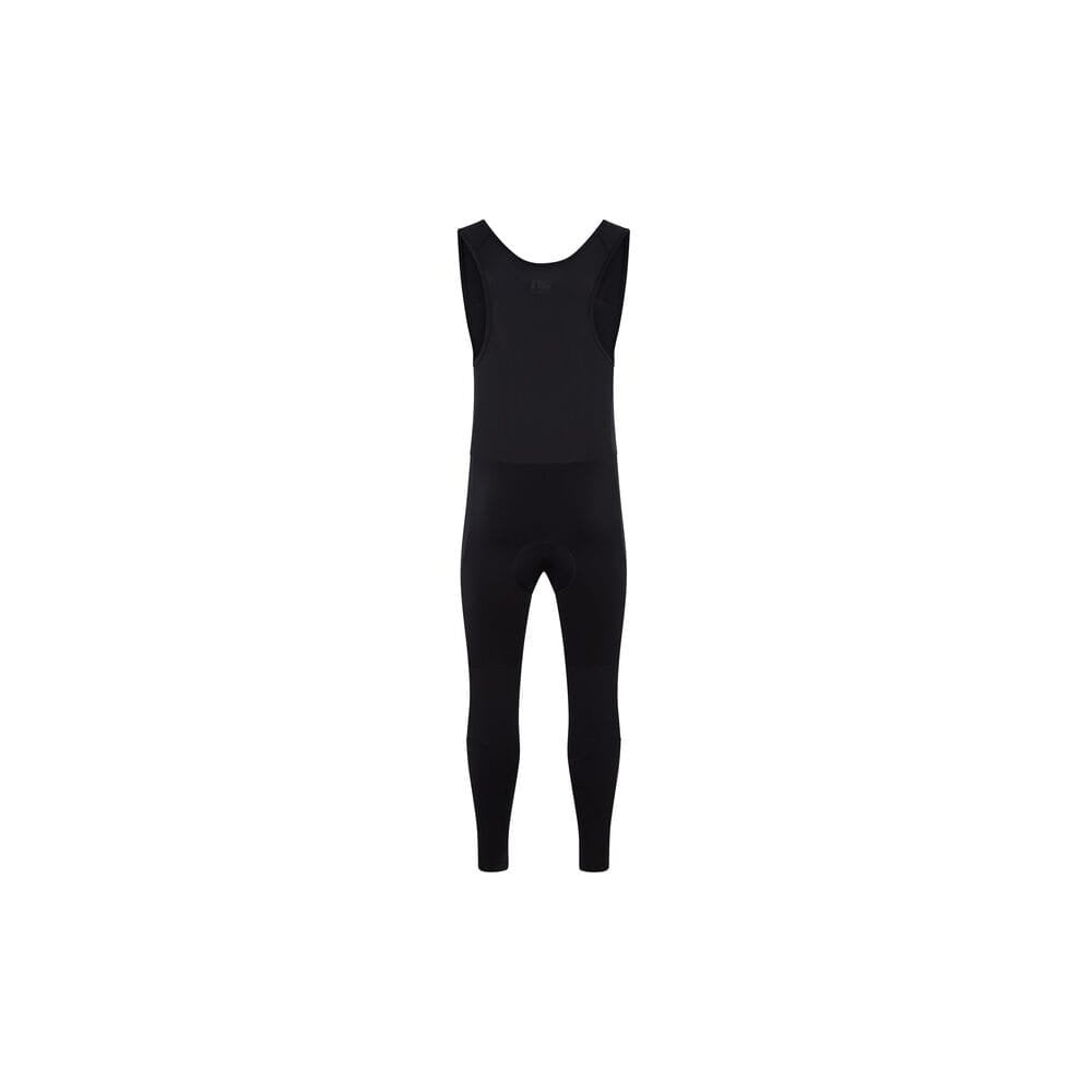 Madison men's thermal bib tights for cycling with antibacterial pad, designed for warmth and comfort during bike rides.