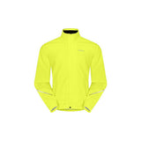 Madison Protec men's 2-layer waterproof cycling jacket with reflective details, shown in black with adjustable hood and zip pockets.