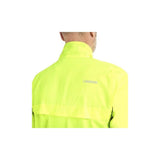 Madison Protec men's 2-layer waterproof cycling jacket with reflective details, shown in an outdoor setting.