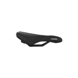 Madison Saddles Roam Freedom bike saddle with ergonomic design and standard fit, featuring a sleek black leather finish.